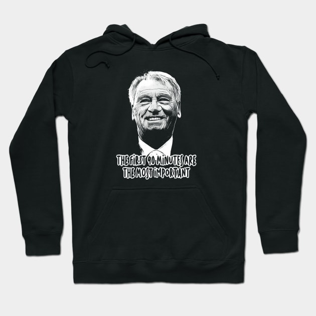 Sir Bobby Robson Hoodie by TerraceTees